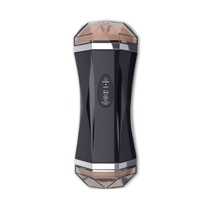 Usb Rechargeable D Realistic Vagina And Mouth Masturbator Male