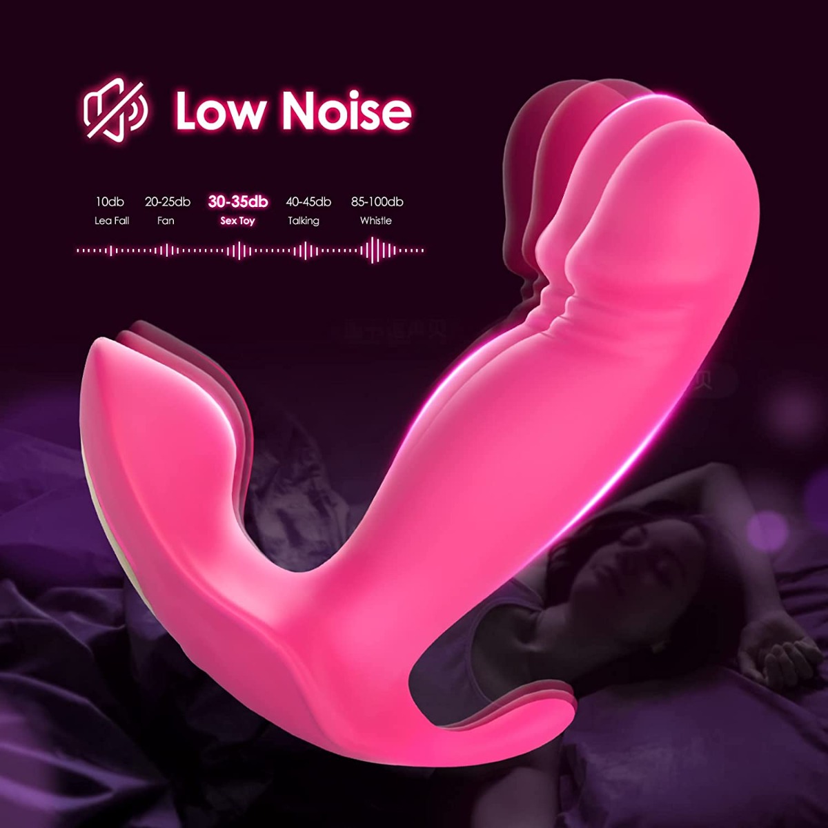 Rose Dildo Vibrators Adult Sex Toys for Women and Men, App Remote Control Panty Clit Mini Vibrator with 10 Modes Panties