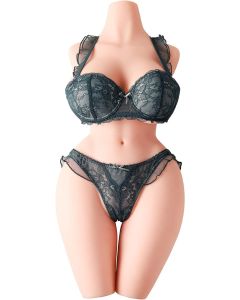 37.5LB Full Size Real Sex Doll Torso for Male Masturbator, with Big Boob Realistic Pussy Ass Vagina Anal
