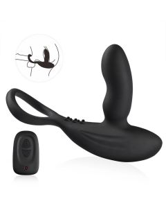 Silicone Anal Plug Vibrator Wireless Remote Butt Plug Prostate Stimulation for male female