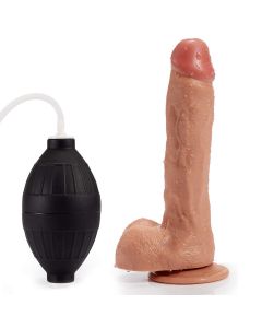  Realistic Ejaculating Dildo 9.5 Inch With Strong Suction Cup