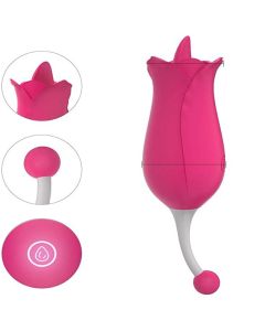 2 in 1 lick   high frequency G-spot clit vibrator-clitoral tongue stimulation vagina breast nipple massager fast orgasm adult sex toy female masturbator