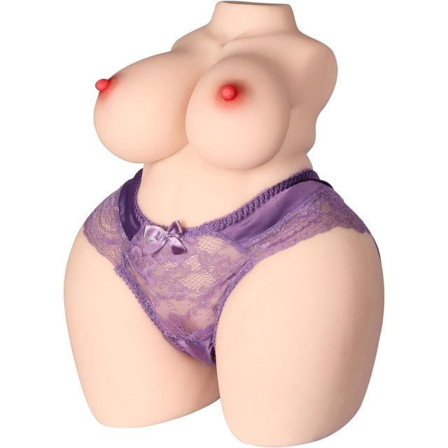 16.5LB BBW Female Sex Doll Torso for Men Masturbation Orgasm Sexual Pleasure,  with Soft Butt Boob, Pussy Stroker Vagina Ass Hip