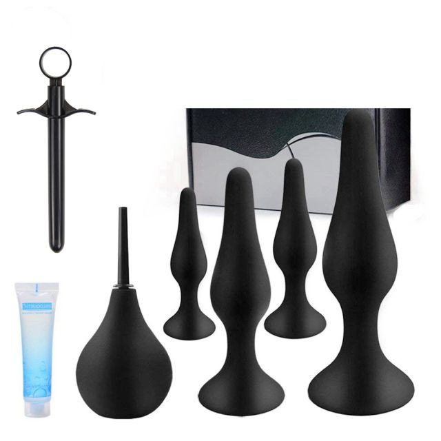 6pcs Butt Plug Anal Training Kit for Beginners Experienced Users