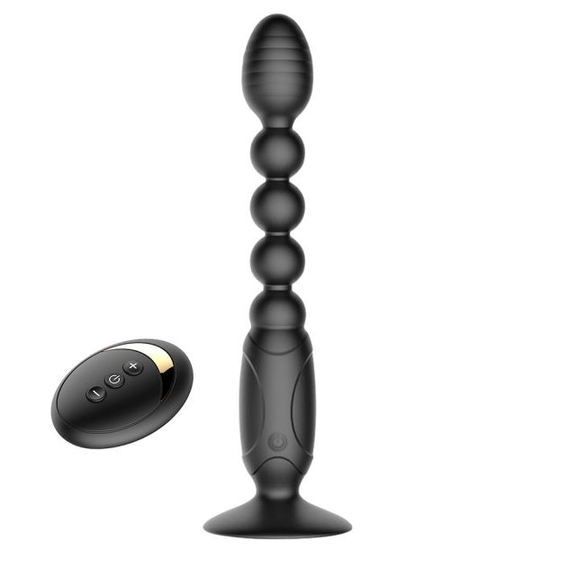 Anal Beads Plug Prostate Massager Suction Anal Dildo Remote Anus Vibrator Butt Plug Sex Toys for Men Male Masturbation