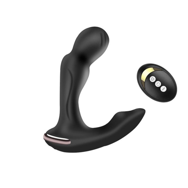 10 Speeds  Vibrating Anal Plug Prostata Massager Remote Vibrator