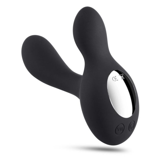 Silicone Anal Plug Prostate Stimulation Vibrator 10-speeds for Male Flirting Masturbator Toy