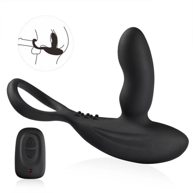 Silicone Anal Plug Vibrator Wireless Remote Butt Plug Prostate Stimulation for male female