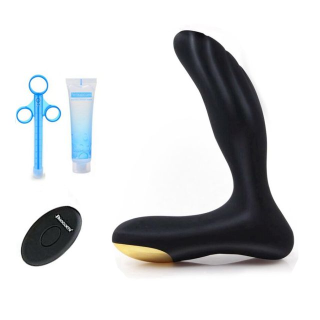 2 Powerful Motors Male Vibrating Prostate Massager Sex Toy For Beginner