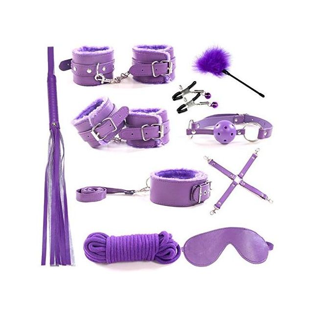 10 pieces/set Sex Bondage Restraint Kit SM Sets For Couples