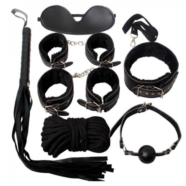 7 pcs/Set Bondage Kit Foreplay toys for Couples 