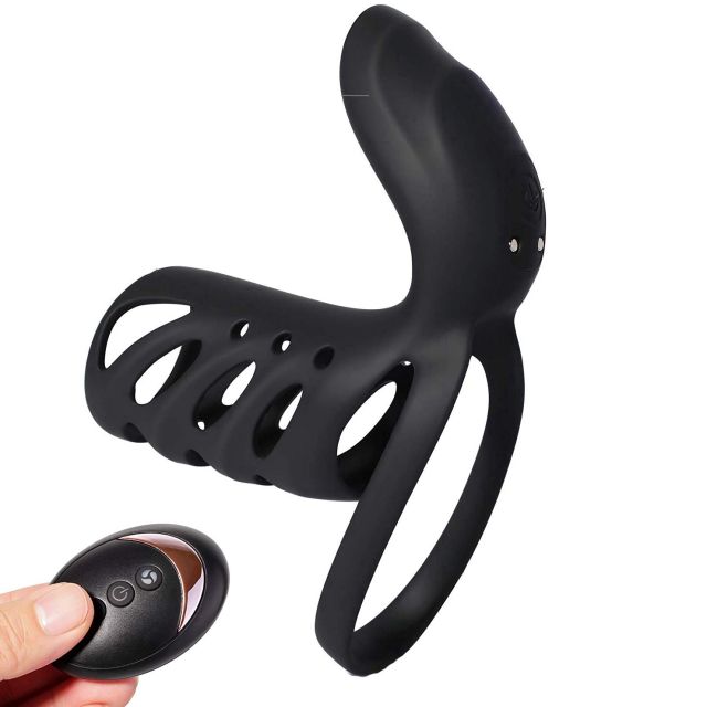 Silicone Enhancing Vibrating Penis Ring Cock Ring For Couples