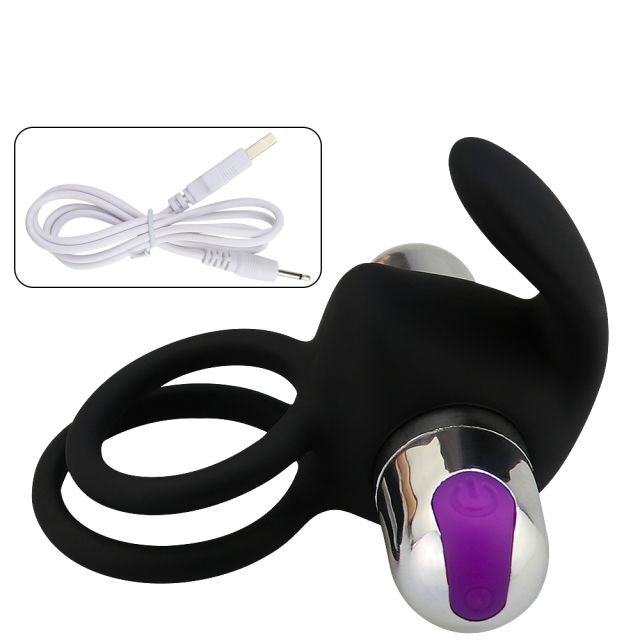 Silicone double  Vibrating Cock Rings Vibrators