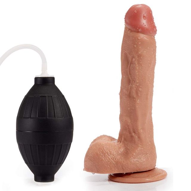  Realistic Ejaculating Dildo 9.5 Inch With Strong Suction Cup