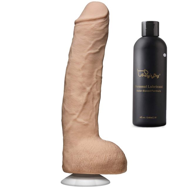 Doc Johnson 12 Inch Ultraskyn Dildo With Removeable Suction Cup 8oz Lube include