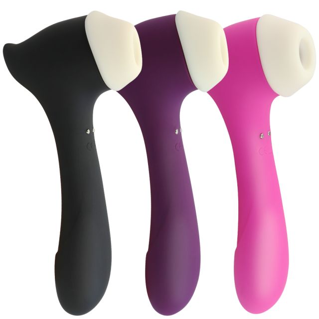 Silicone Waterproof  Sucker Vibrator Clitoral Stimulator for women