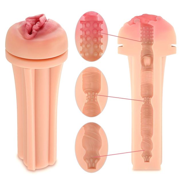 3D Realistic Male Masturbators Stroker White