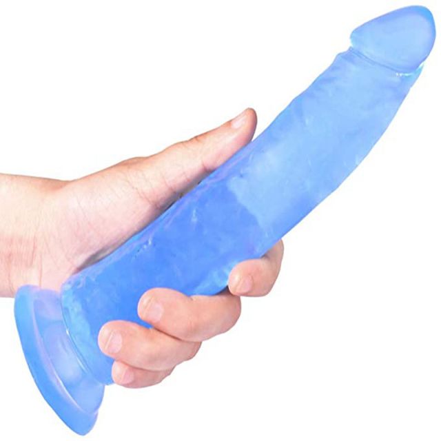 Artificial penis G Spot dildo with powerful suction cup base Flexible penis dildo
