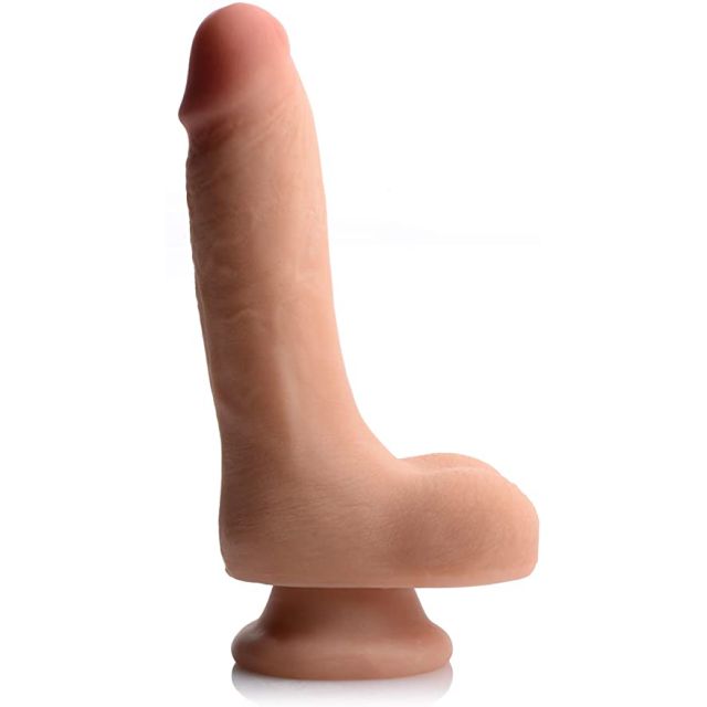 Dual Density Realistic 7 Inch Dildo - Light