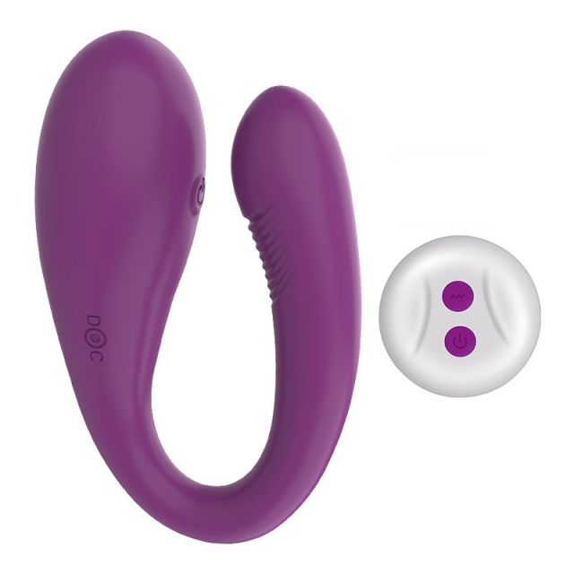 Variable 10 frequency silicone waterproof U-shaped vibrator
