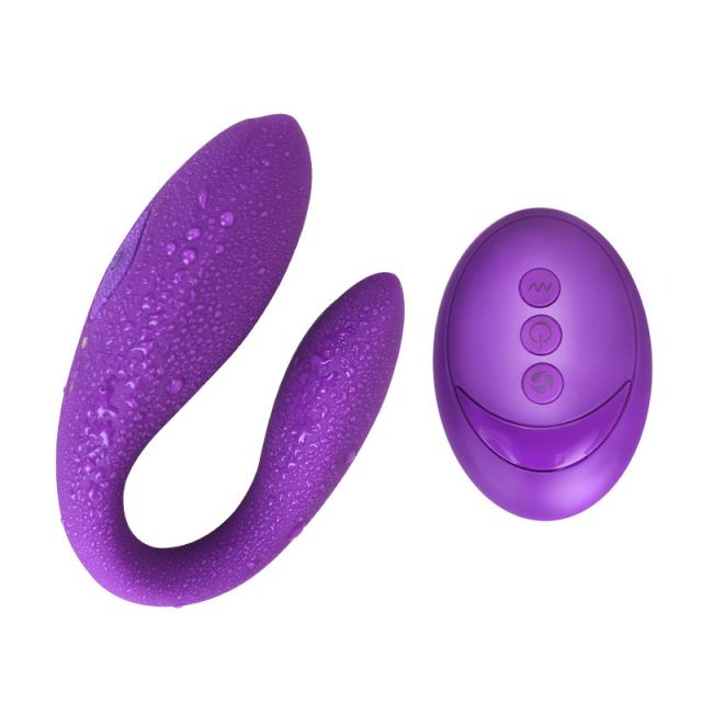 Wireless vibrator couple adult toy USB rechargeable dildo double vibrator