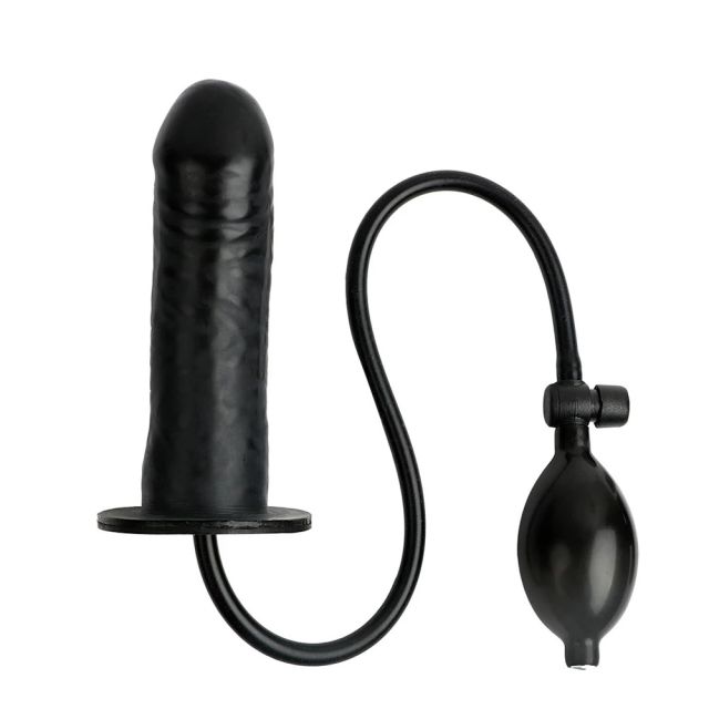 Inflatable Butt Plug Huge Dildo with Pump Anal Plug Fake Penis Female Masturbator