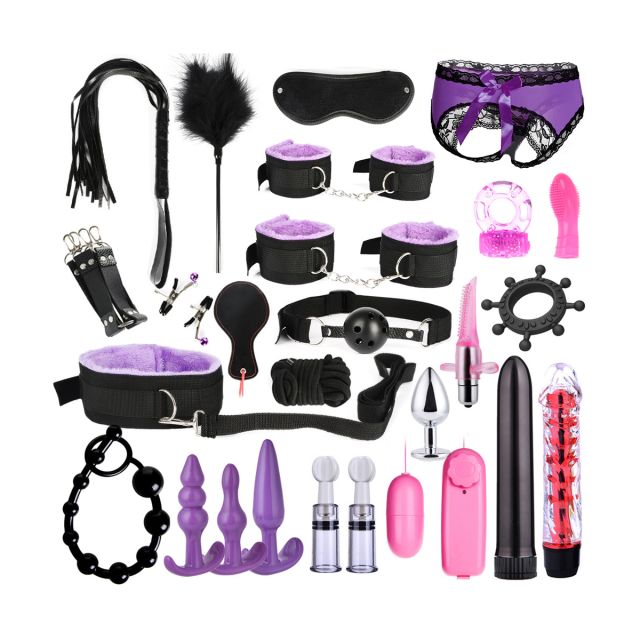 SM 26 piece set adult sex toys bundle bondage training