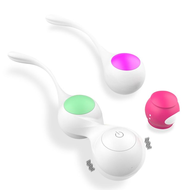 Wireless remote control Kegel vaginal ball vibration reduction vaginal tightening dumbbell