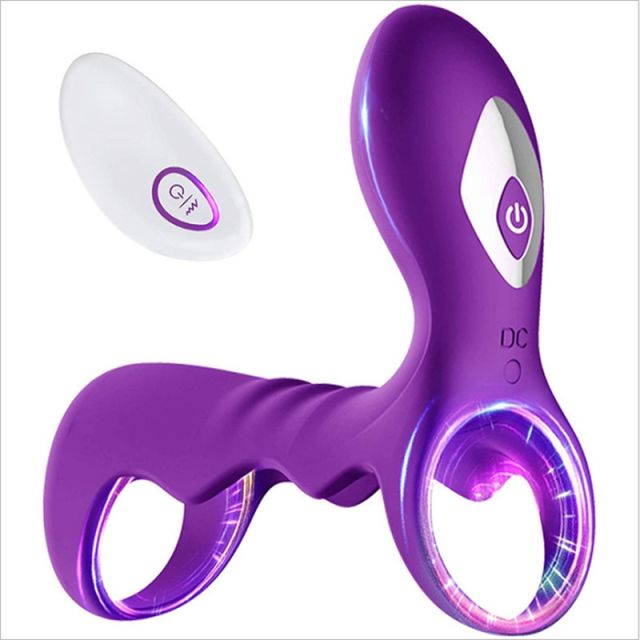 Men's lock fine vibration ring sex toys adult couple sex toys