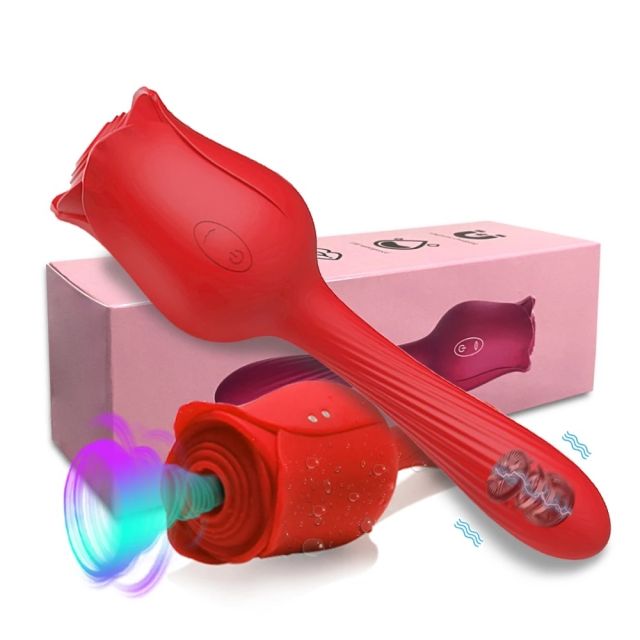 Rose Vibrator Clitoris Sucker Female Dildo Sucking Vibator Vacuum Stimulator Sex Toys