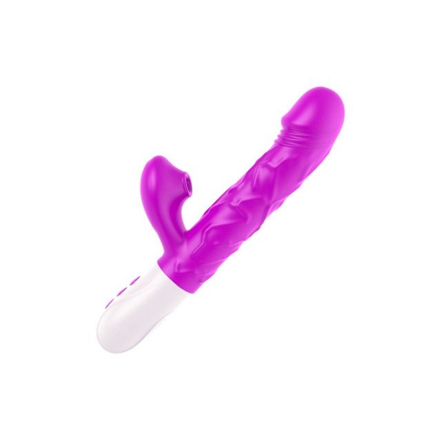 YTOY Thrusting Sucking Rabbit Vibrate Dildo For Women And Couple