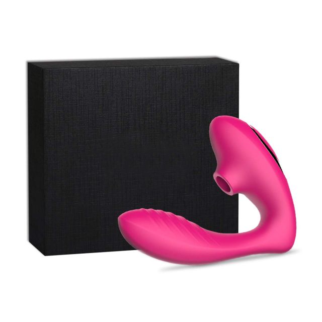 Pink Waterproof Rechargeable Clitoral Sucking Vibrator 