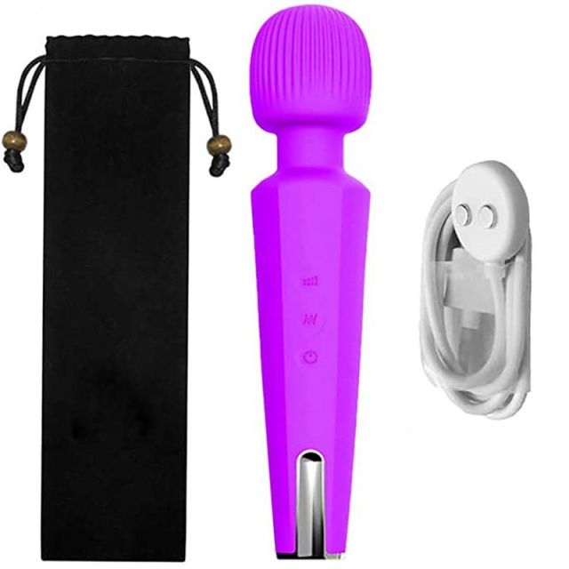 Wireless charging handheld vibrator