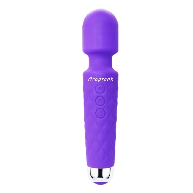 Purple Silicone Multi Speeds Vibrator 