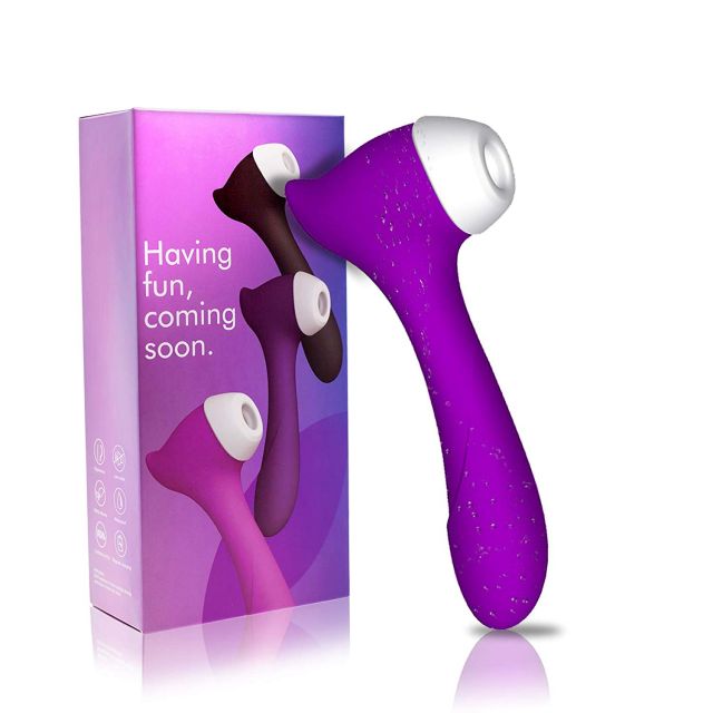 Purpule Waterproof Clitoral Sucking Vibrator for Women